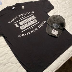 NWT Mens hat and shirt combo.  Shirt size XL, hat OSFM